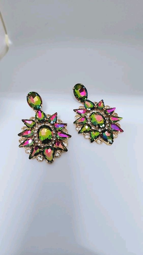 Rainbow Korean earrings