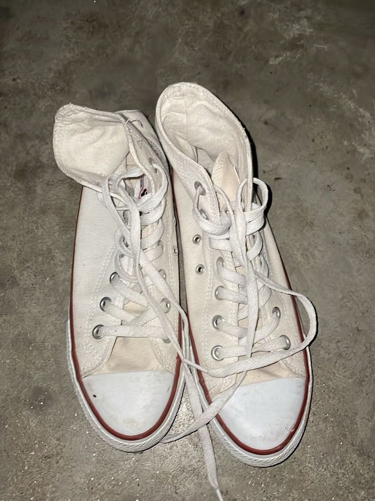 Classic High-Top Canvas Sneakers