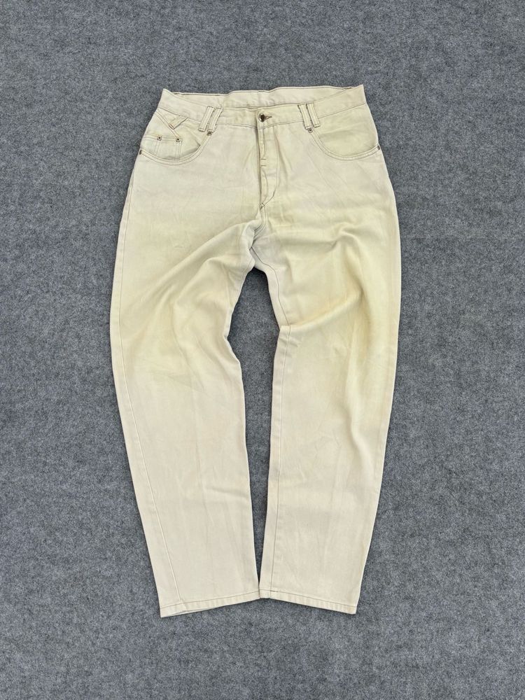 Light Beige Relaxed Fit Jeans