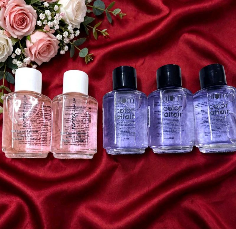 Plum Nail Polish &amp; Faces Canada Remover Lot