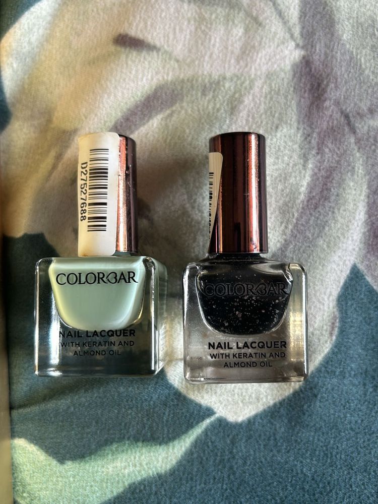 2 Colorbar Nail Polish 💅 + 1 free