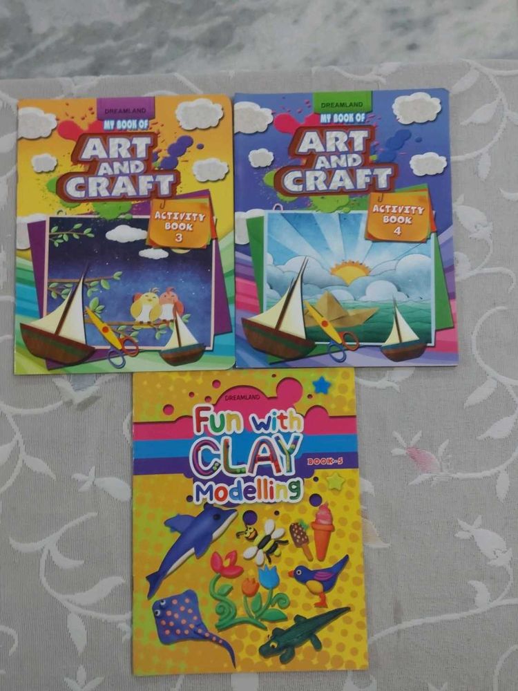 Art and Craft Activity Books Set