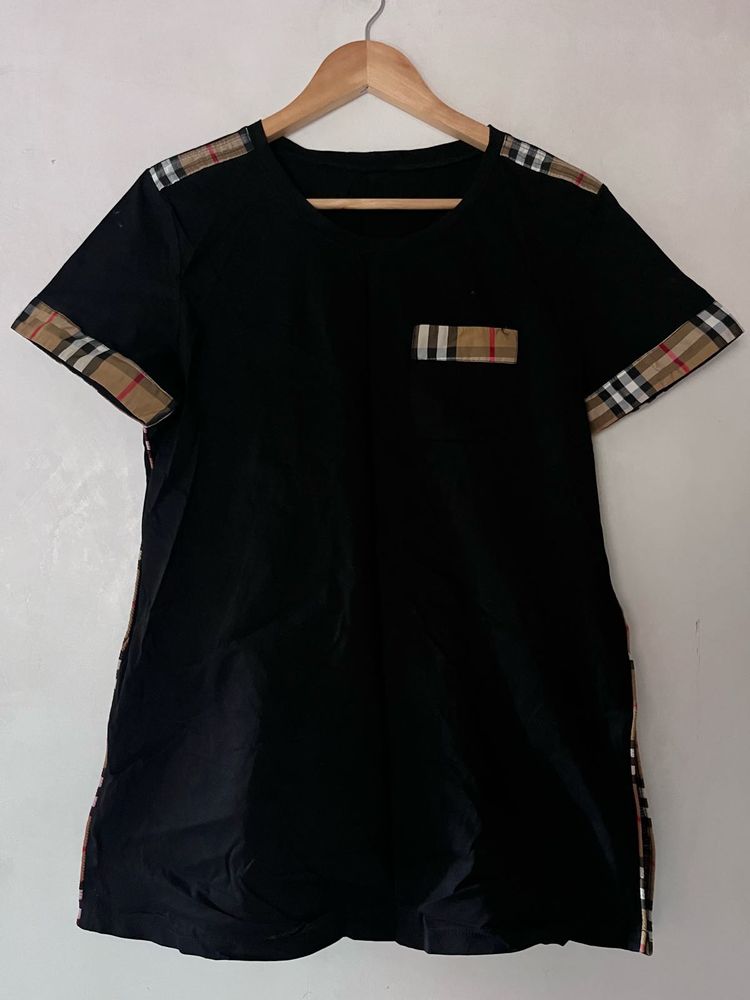 Burberry Print Black Top