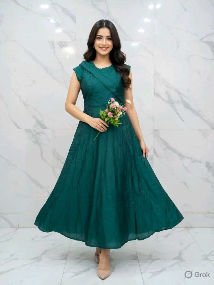 Elegant Teal Gown