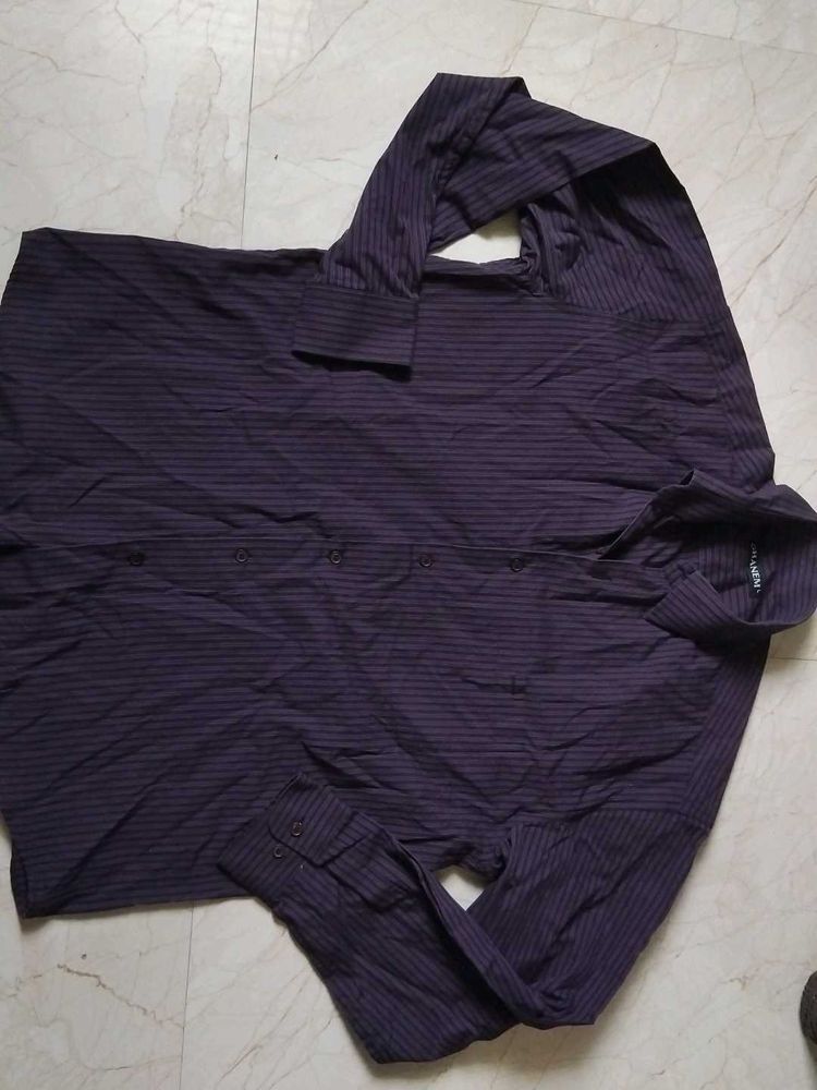 Men's Striped Dress Shirt