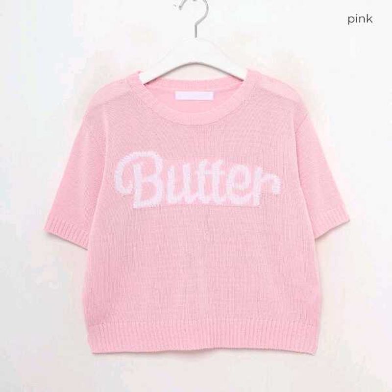 Pink 'Butter' Knit sweater cum top