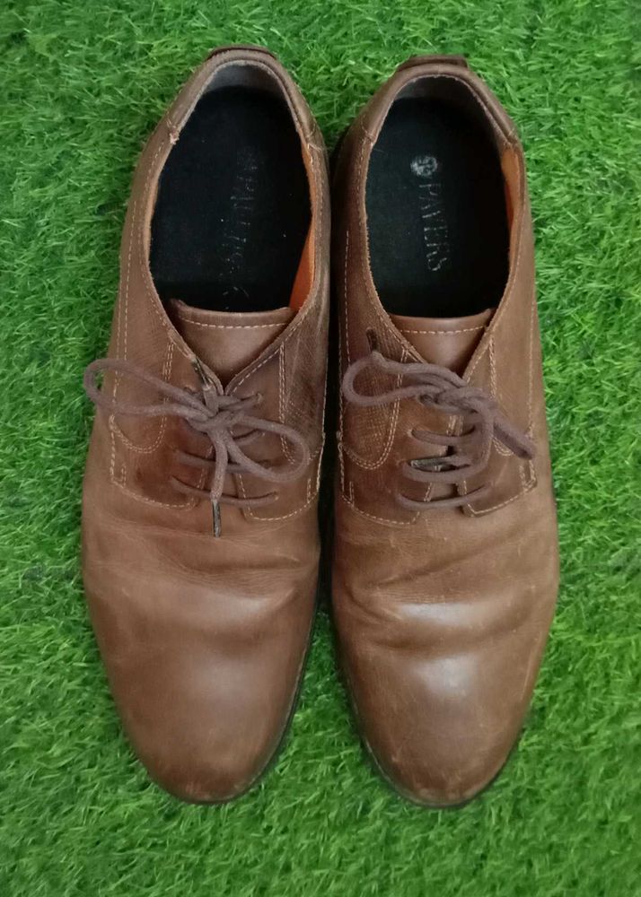Men's Textured Leather Derby / Oxford Formal Shoes