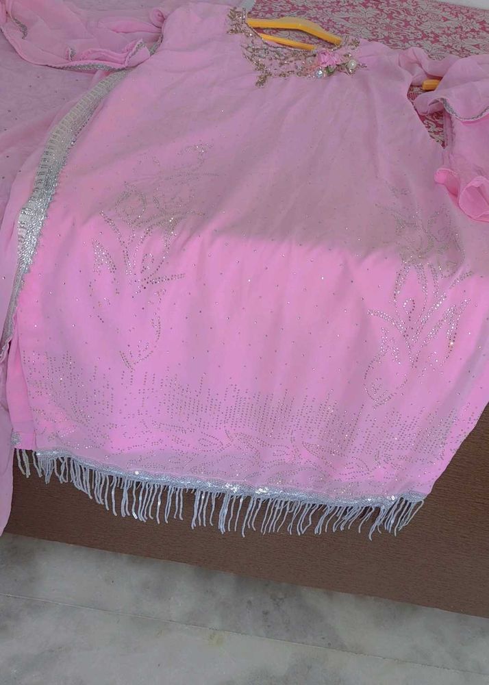 pakistani beutiful suit sets duppta kamiz sharara