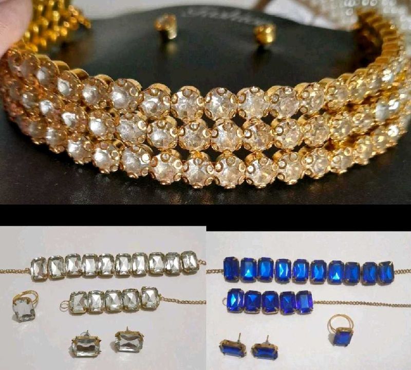 Exquisite Choker Necklace &amp; Earring Set