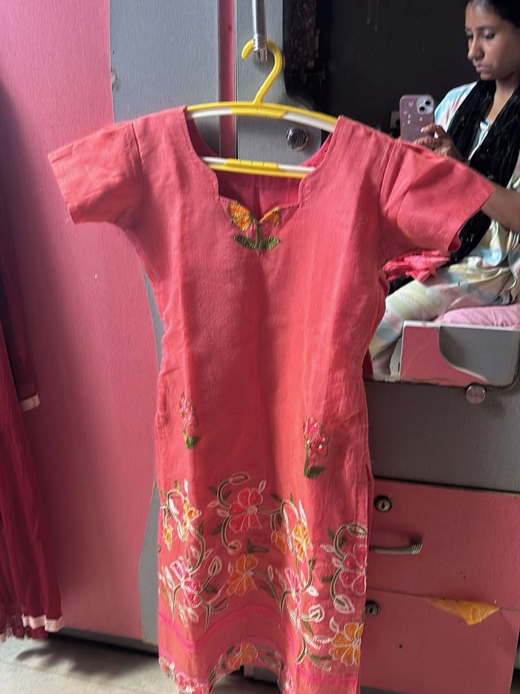 embroidery suit with dupatta