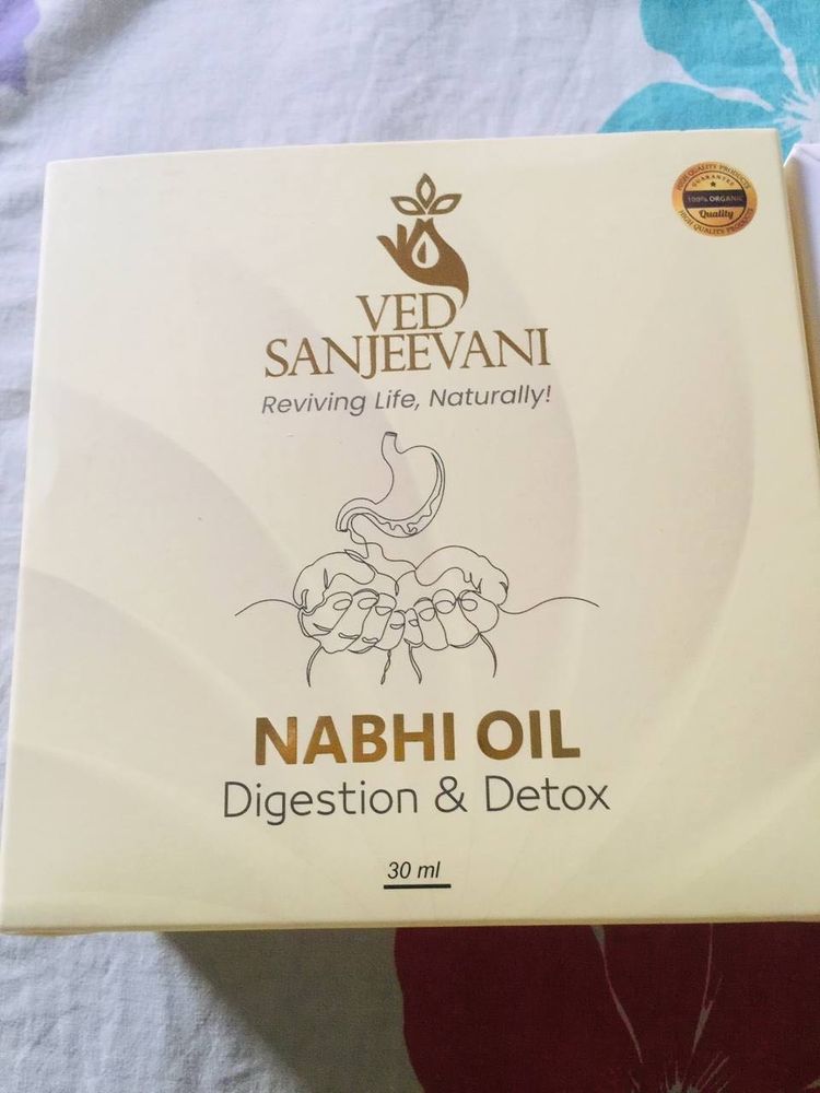 Ved Sanjeevani Nabhi Oil - Digestion &amp; Detox