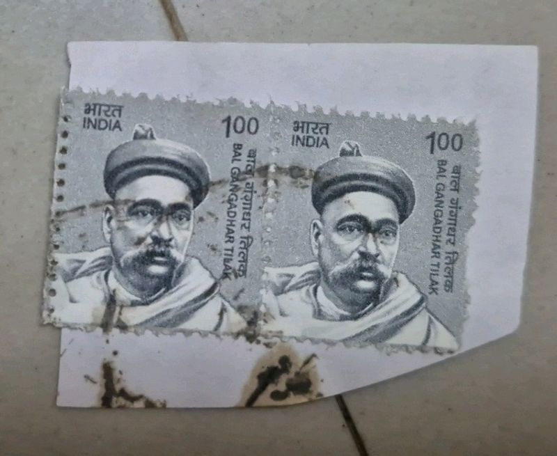 3 Stamps Of Bal Ganghadhar Tilak