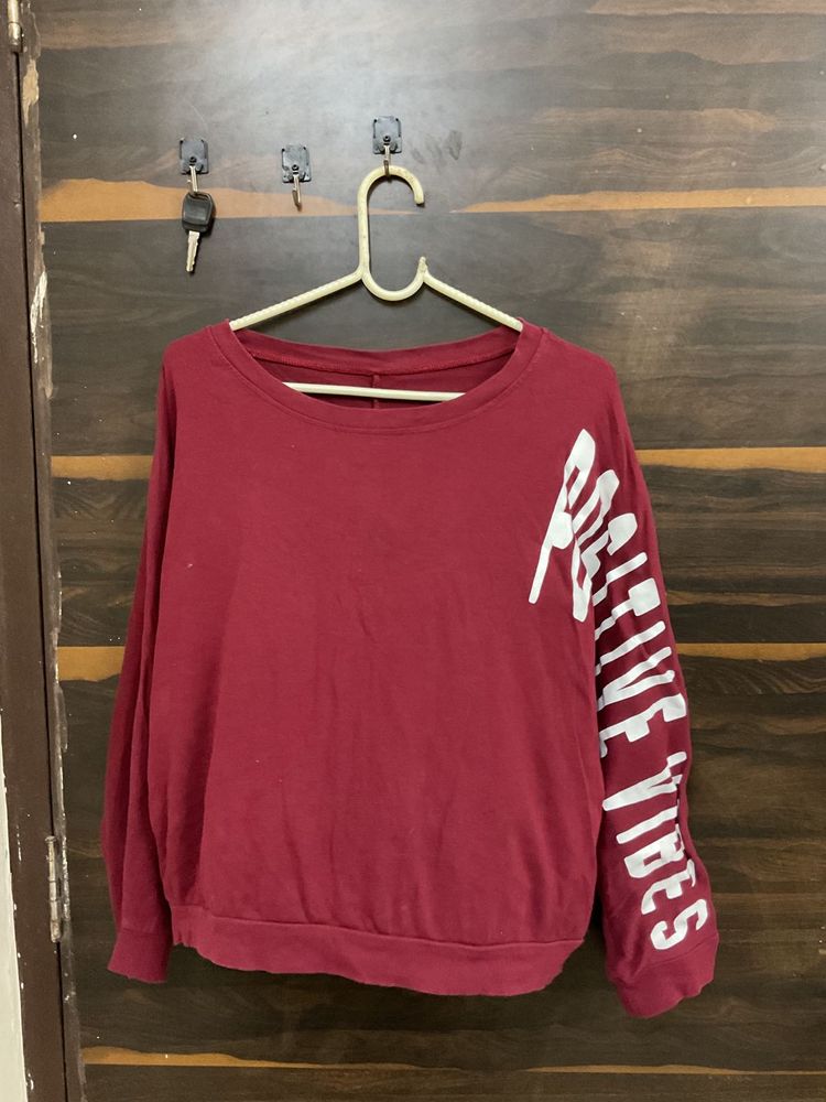 Maroon Sweatshirt
