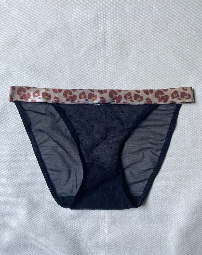 Sheer Black Briefs