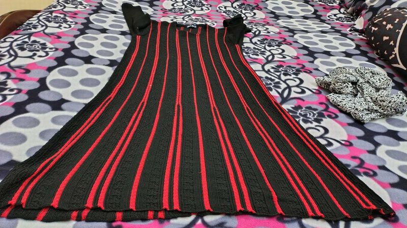 Striped Knit Dress