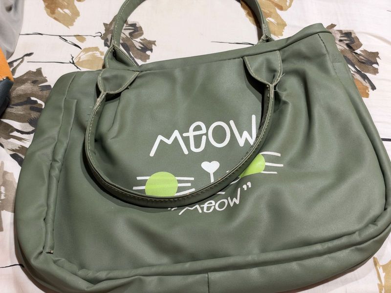 Cute Meow Cat Tote Bag