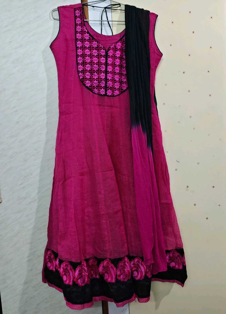 Pink Rose Kurta Set💝