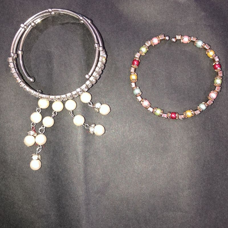 womens bracelets (silver and Multipl-colour)