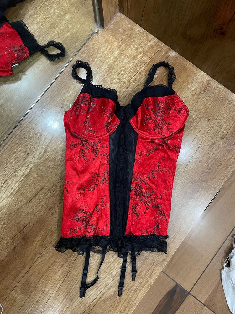 Red &amp; Black Corset