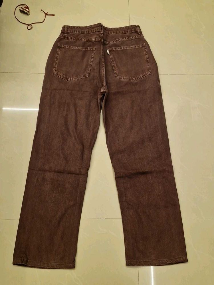 Brown Casual Pants
