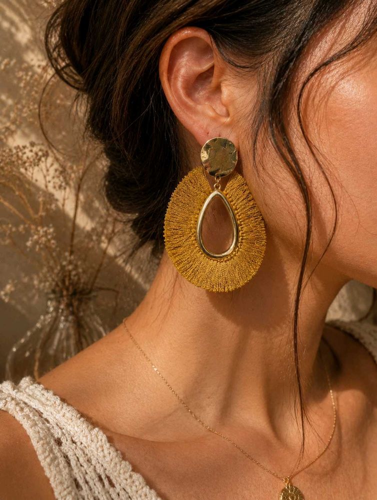 Unique Tassel Drop Earrings