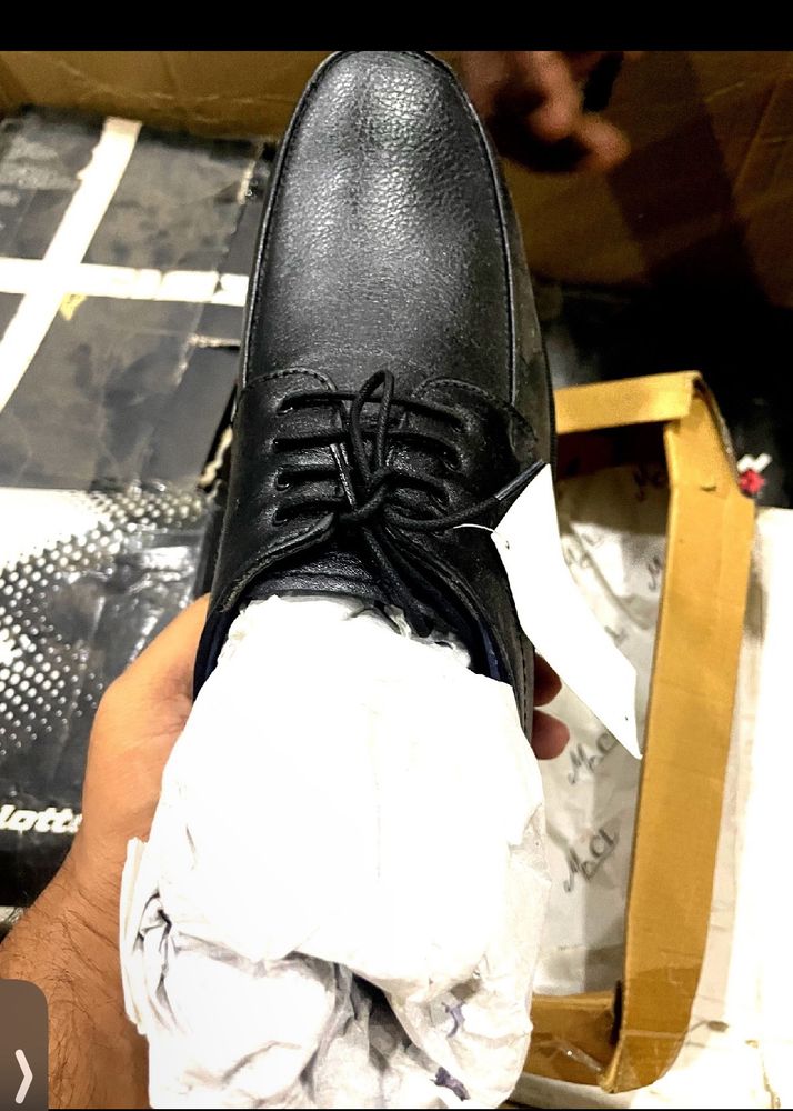 Black Formal Laces Office Shoes Unused Very Good