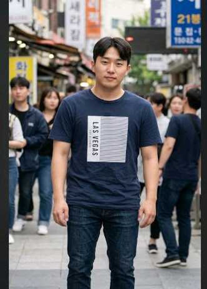 Men's Navy Las Vegas T-Shirt