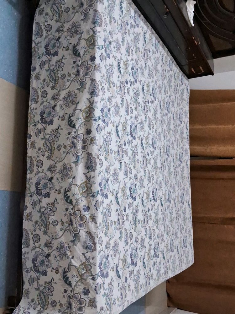Floral Print Mattress Cover Double Bed Sheet