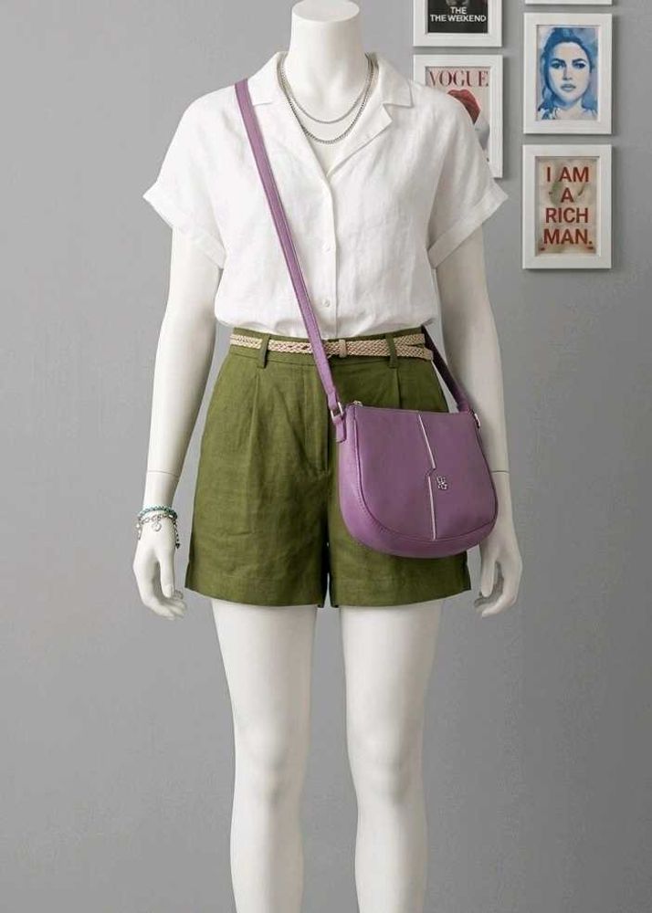 Baggit Pink Crossbody Sling Bag