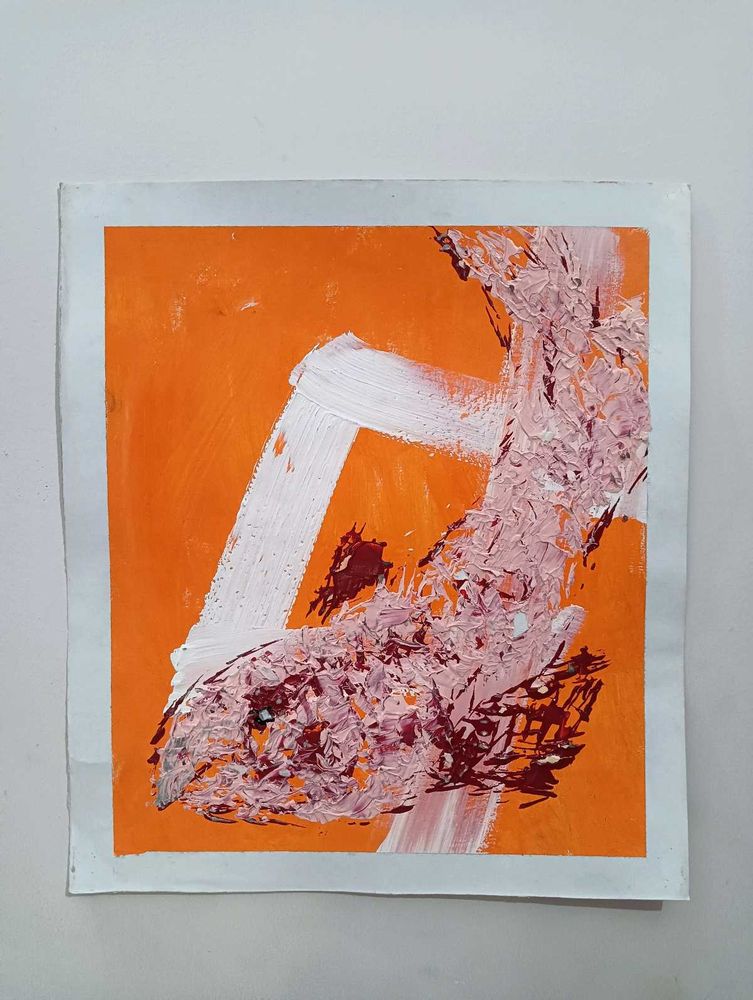 Abstract Art Canvas Painting(hand-painted)