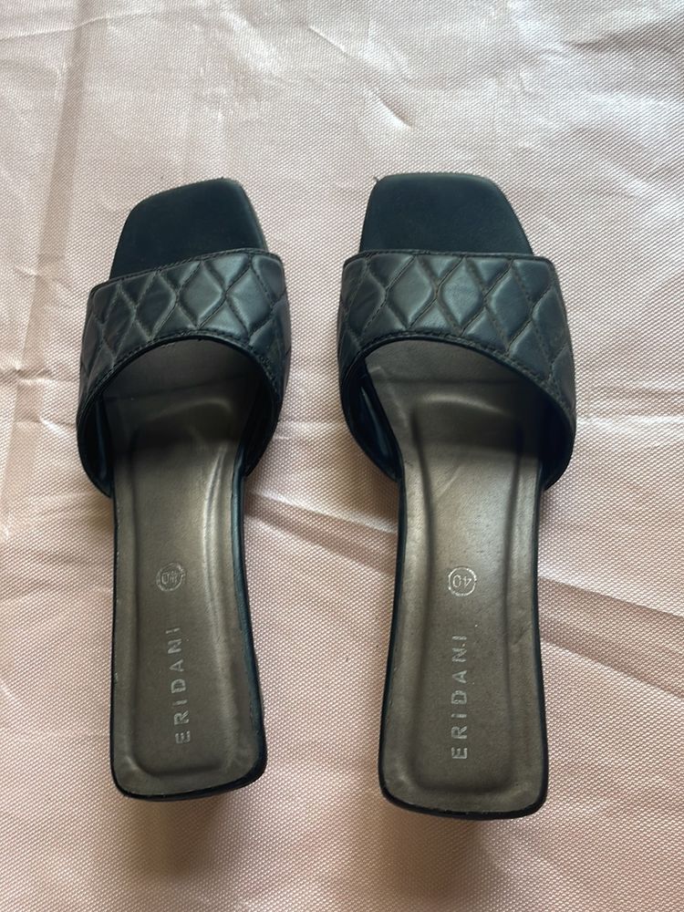 Black Block Heels