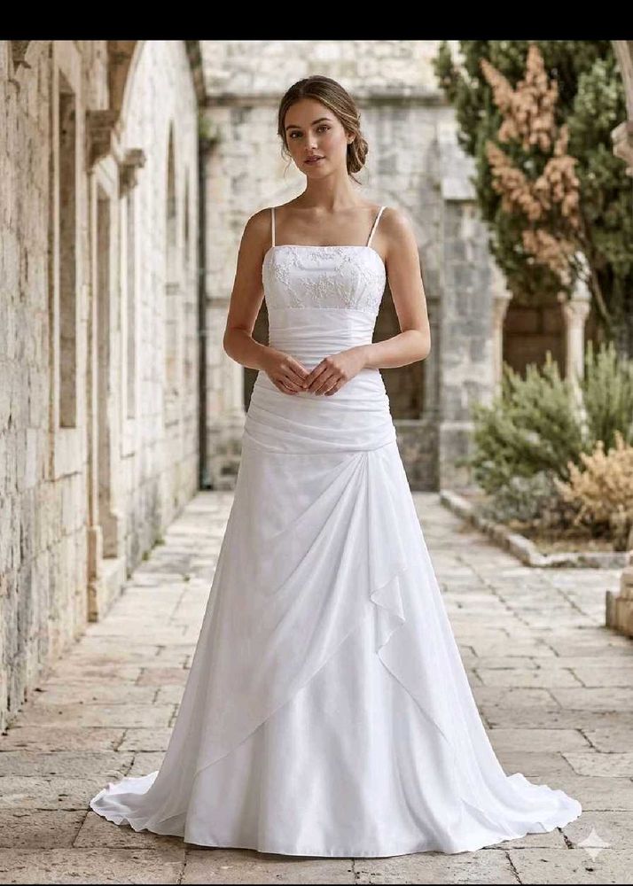 Elegant White Bridal Gown