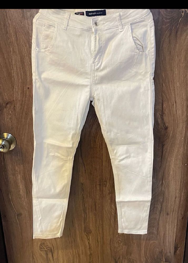 White Denim Jeans