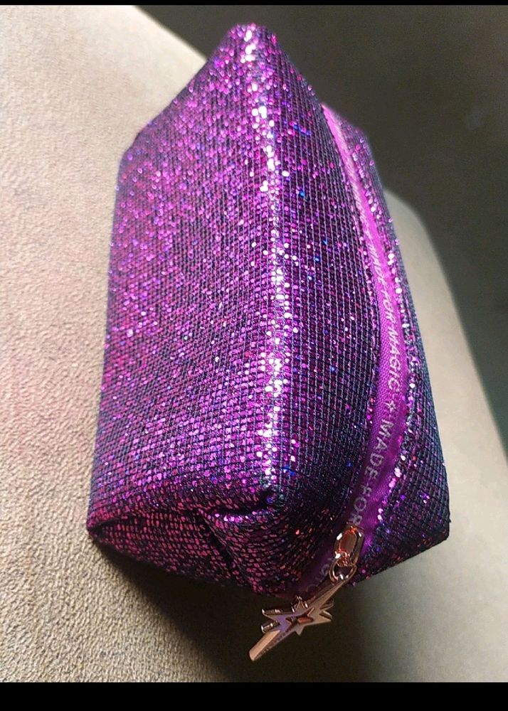 Colorbar Glitter Purple Pouch Brand New