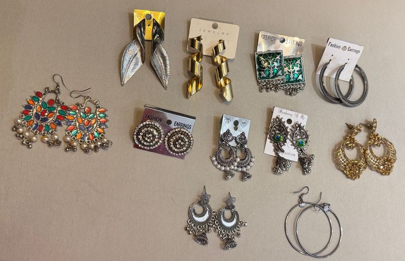 Combo of 11 earrings