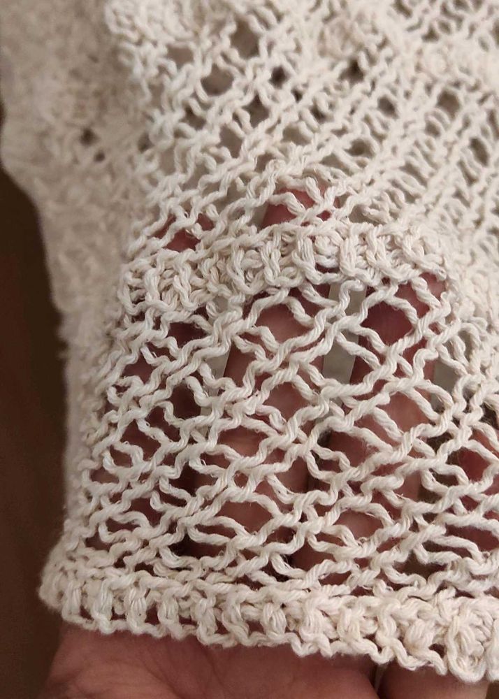 Crochet Knit Top