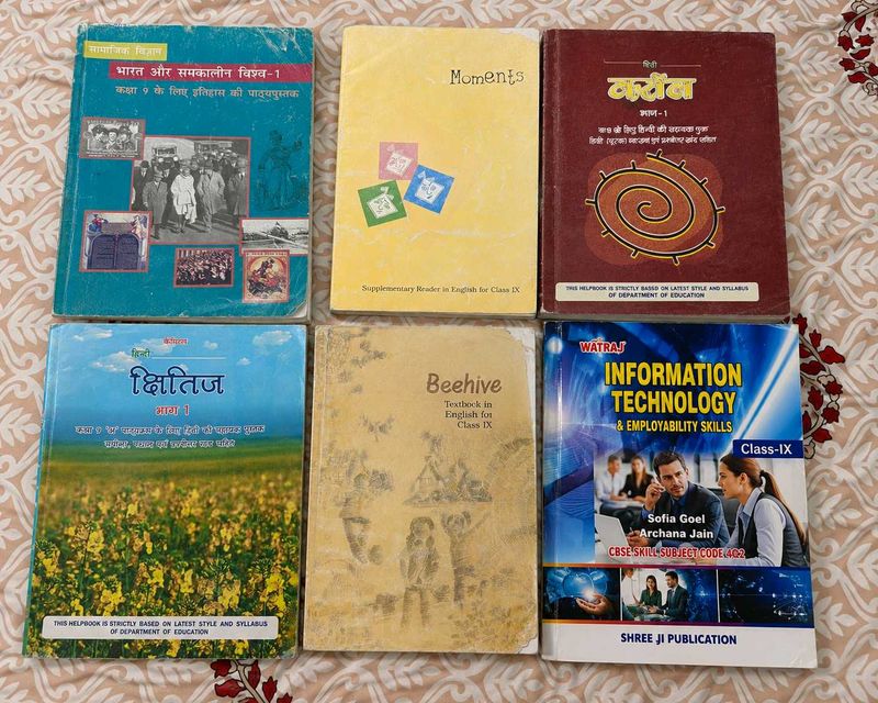 Class IX Textbooks - Set of 6 Books