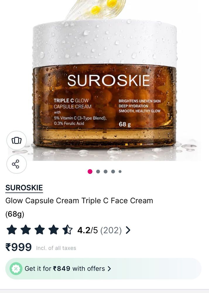 Suroskie Glow Capsule Cream