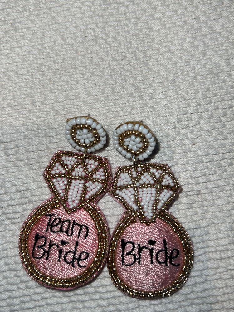 Team bride Earring