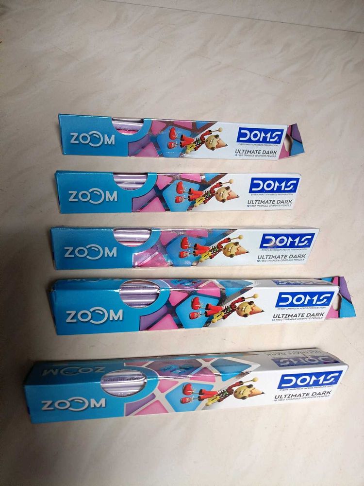 DOMS ZOOM Ultimate Dark Pencils (Set of 5)
