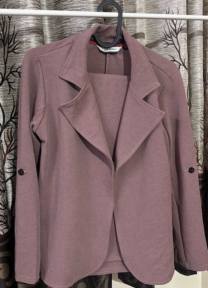 Open Front Blazer with Trouser Co-ords