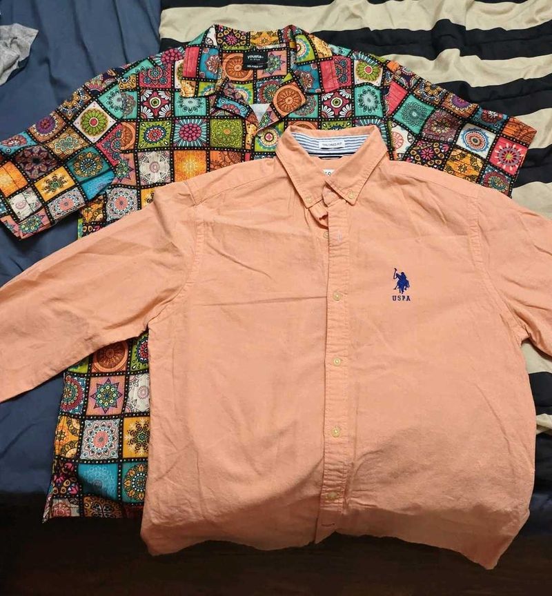 Men's USPA &amp; Colorful Print Shirts