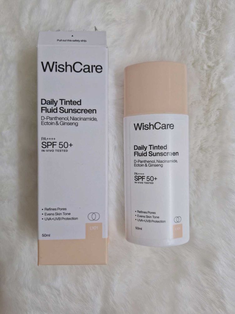 WishCare Daily Tinted Fluid Sunscreen SPF 50+++