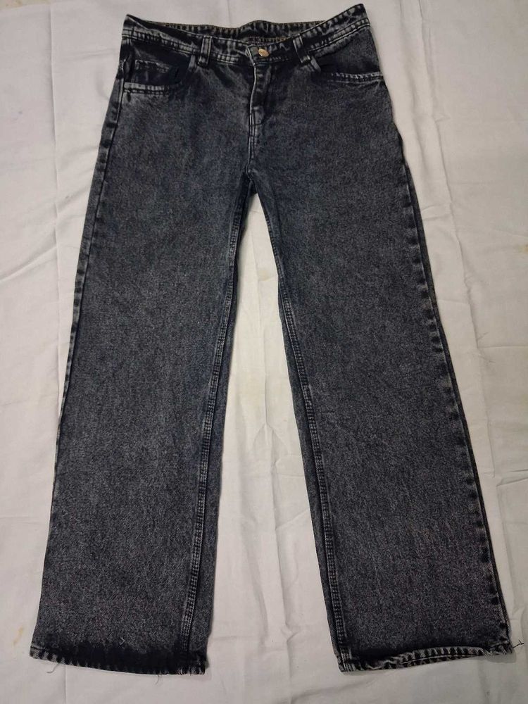Acid Wash staight Jeans