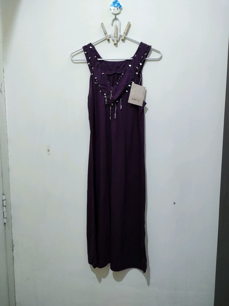 Glam A Gal Purple Dress