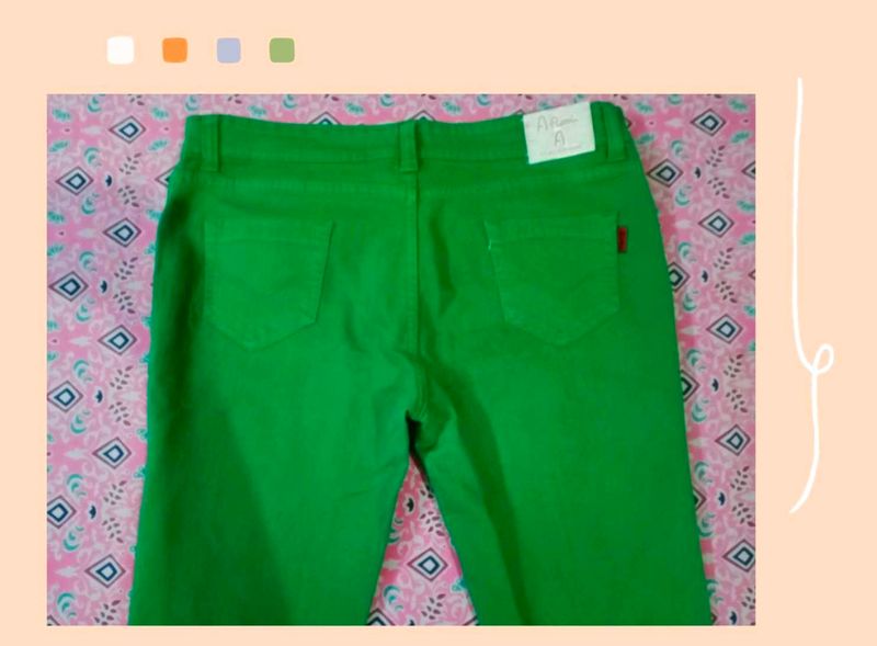 Set of 3 Colored Jeans 💚💜💙