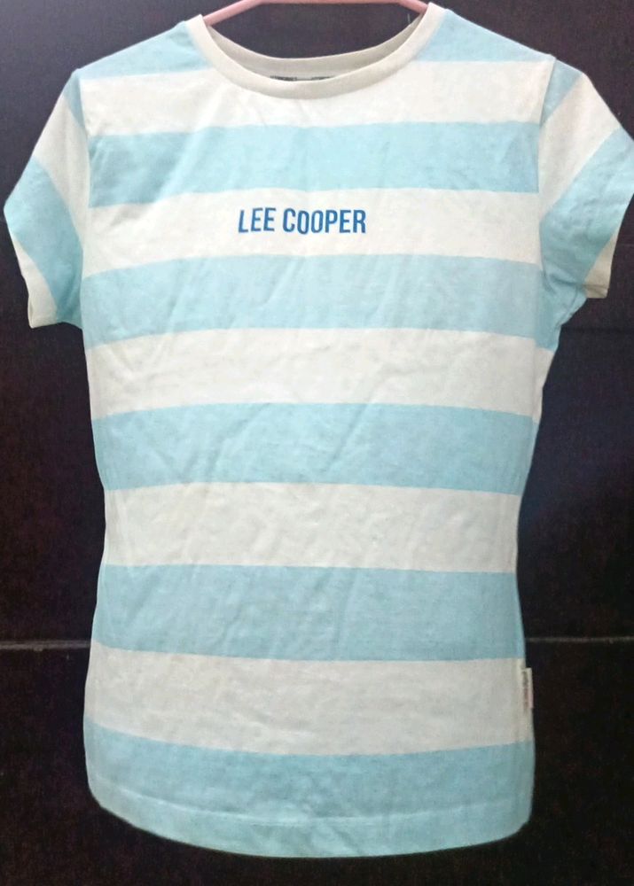 Lee Cooper Blue-White striped Shirt