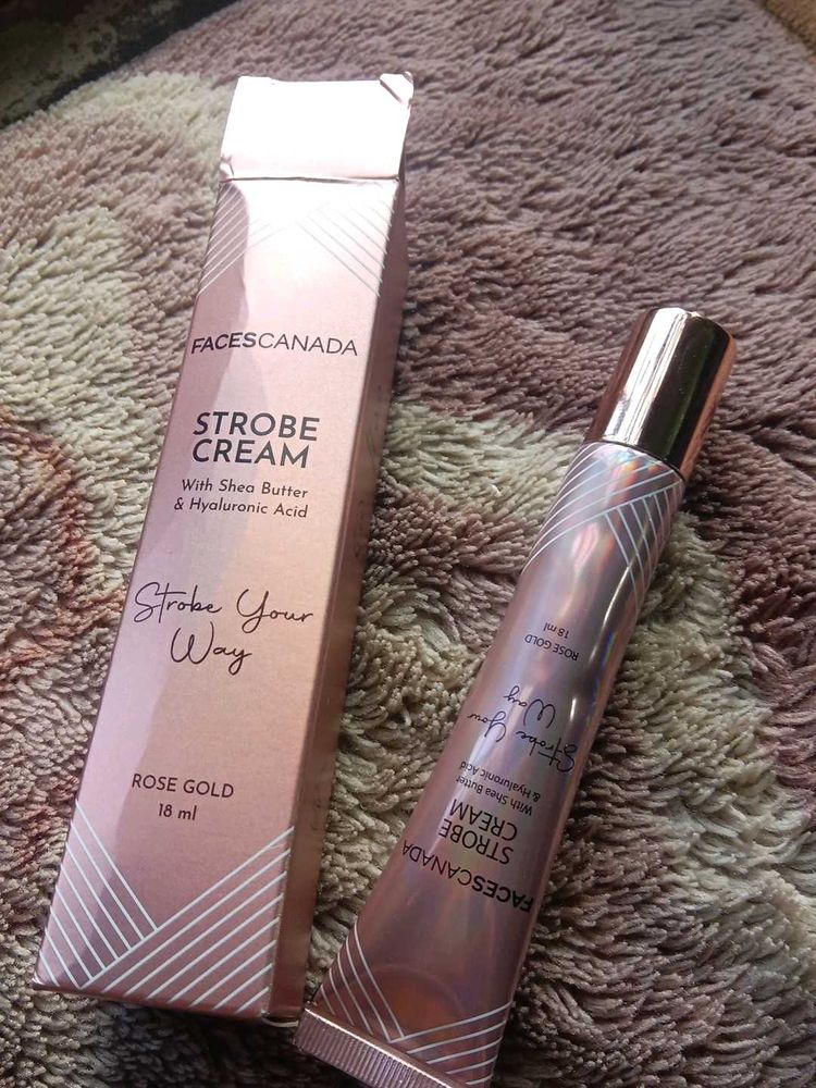 Face Canada Strobe Cream Rose Gold