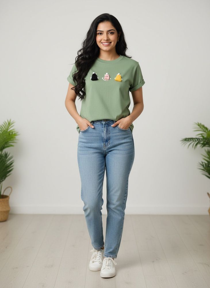Cute Olive green Top