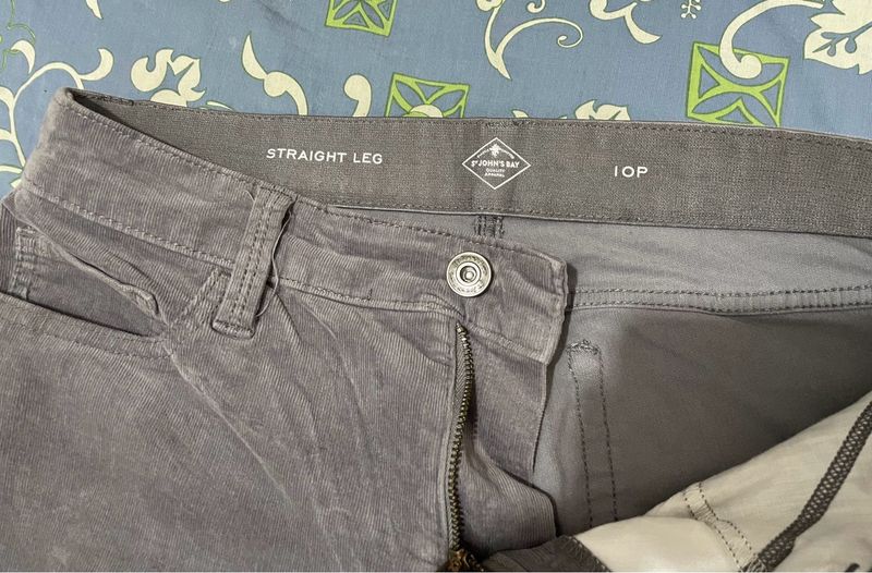 St. John's Bay Straight Leg Corduroy Pants